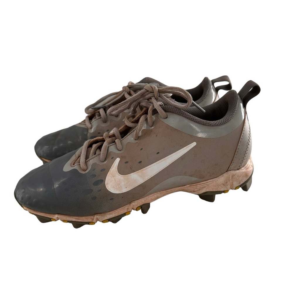 Nike Vapor Fastflex Size‎ 8 Gray Baseball Cleats Men 2017 Molded Sports Read
